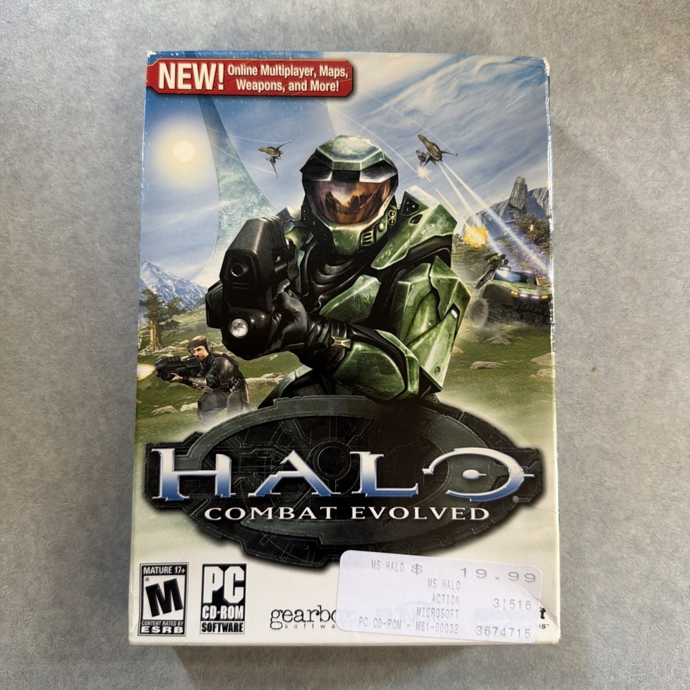 HALO: Combat Evolved PC Game New / Sealed - Standard Box